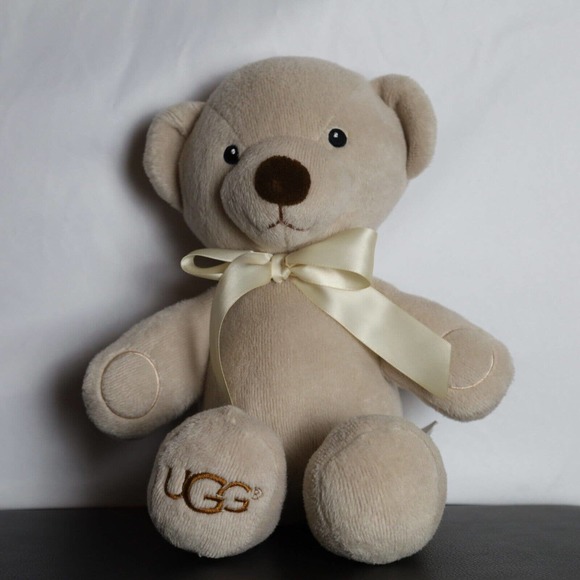 UGG Toys Ugg Advertising Teddy Bear Cream White 2 Plush Fleece
